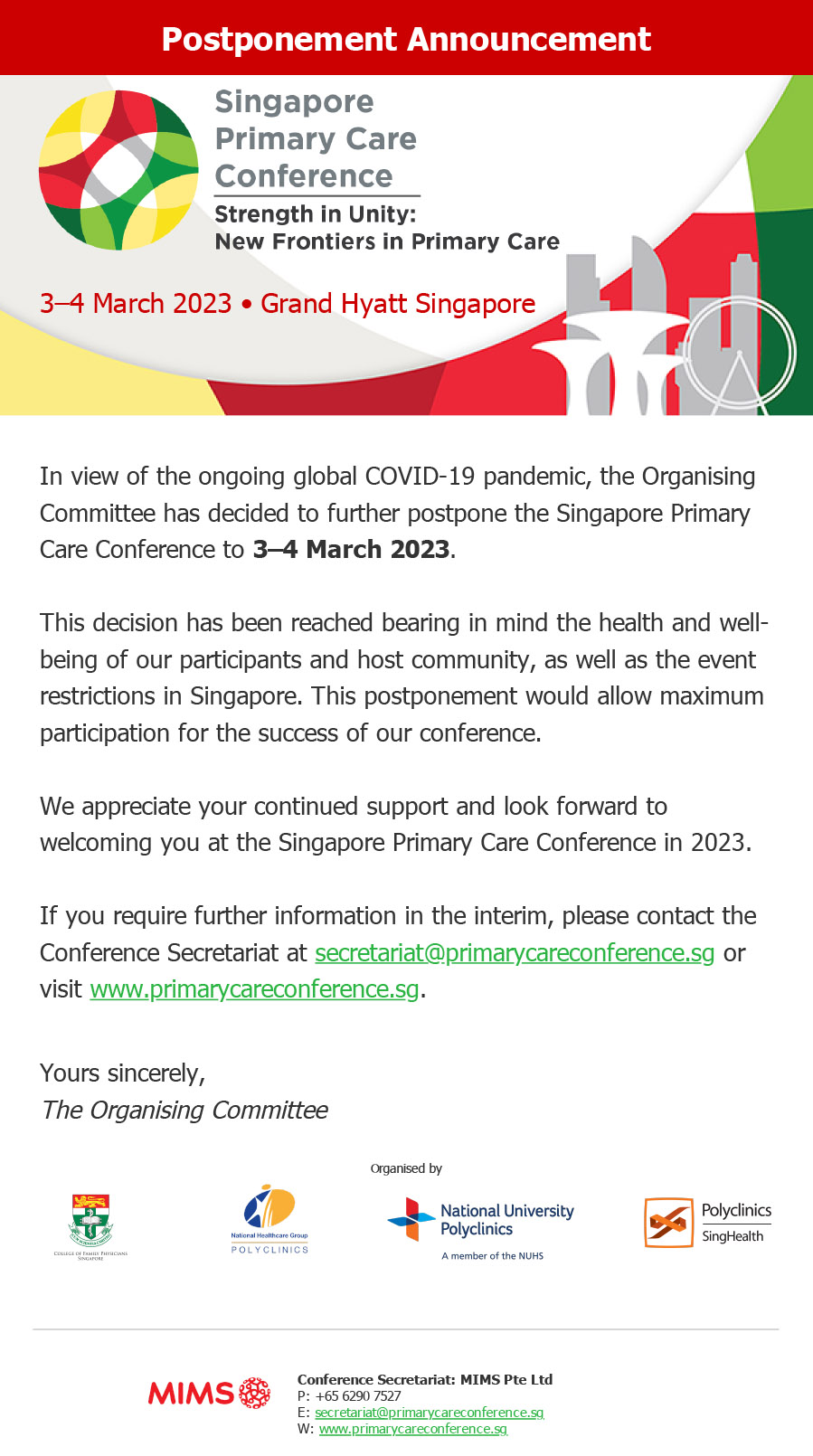 Singapore Primary Care Conference